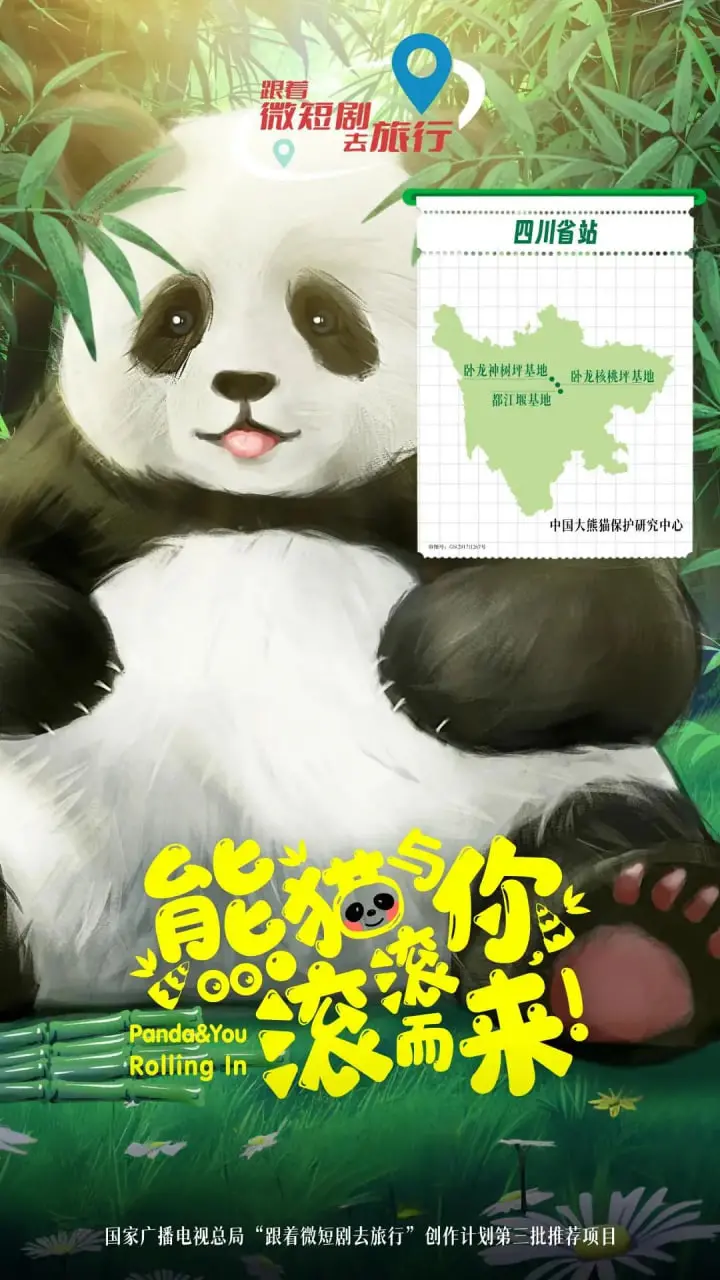 熊猫与你，滚滚而来！ 海报